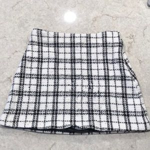 Black and white skirt